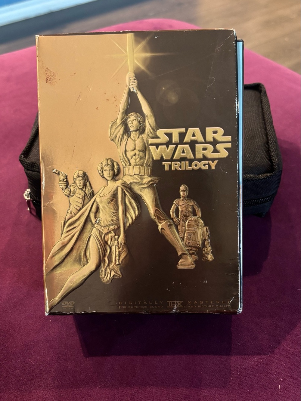 Star Wars Trilogy DVD Box Set - Gold Bronze Artwork